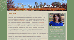 Desktop Screenshot of drdelprado.com